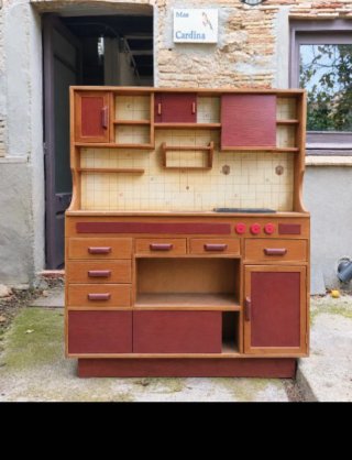 Cocina de madera infantil