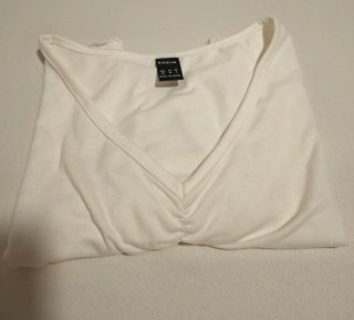 Camiseta Shein blanca talla XS