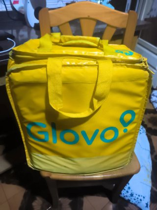 Mochila Glovo Amarilla