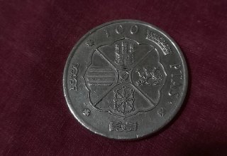 Moneda 100 Pesetas 1966*67 Plata 800