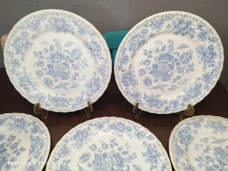 Antiguos platos ingleses de porcelana