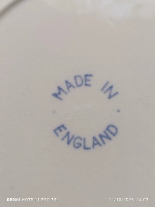 Antiguos platos ingleses de porcelana