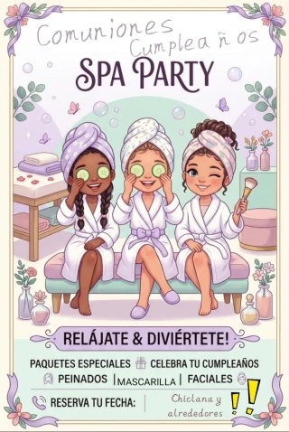 Spa infantil animación