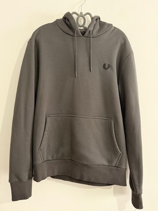 Sudadera con capucha Fred Perry gris