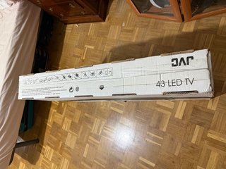 TV JVC 43” 4K UHD Android TV — NUEVO