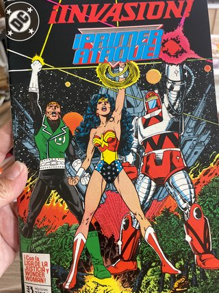 Lote 5 Cómics Invasión! DC - Ediciones Zinco (1990