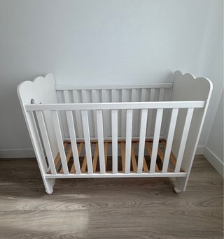 Cuna Micuna Madera Blanca 60x120