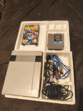 Consola Nintendo NES con juegos