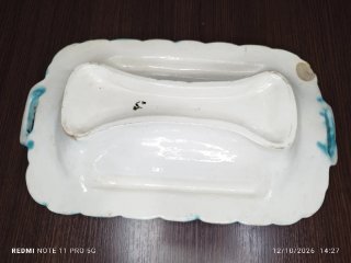 Bandeja antigua de porcelana