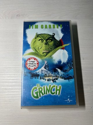 VHS El Grinch Jim Carrey Comedia Familiar