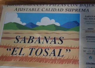 Juego de Sábanas El Tosal para Cama 135