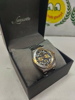 Reloj Lanscotte Titanio y Oro Cronógrafo
