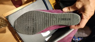 Botines Geox.39 Zapatillas fucsia y Rojo con cuña