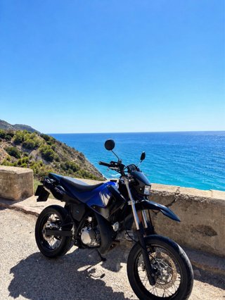 Yamaha DT 125 X Supermotard Azul/Negro