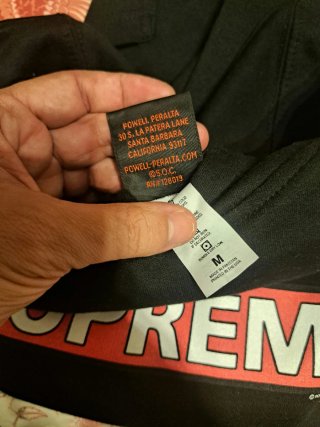 Sudadera Supreme Negra Talla M