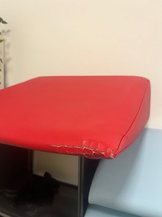 Cuñas rojas de posicionamiento fisioterapia