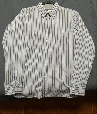 Camisa de rayas azul