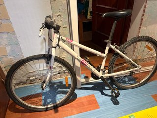 Bicicleta Rockrider blanca