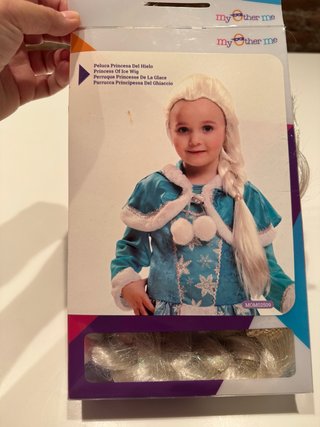 Peluca Princesa Hielo Frozen Disney