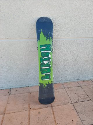 Tabla Snowboard Burton con Fijaciones