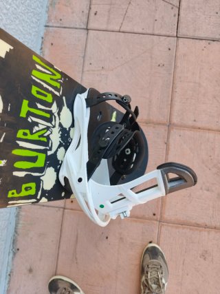 Tabla Snowboard Burton con Fijaciones
