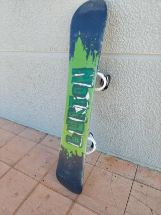 Tabla Snowboard Burton con Fijaciones