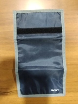 Cartera Sony Vintage Negra Nueva