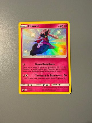 Carta Pokémon Diancie Shiny de shining Fates