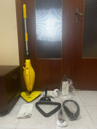Scopa a vapore 5 in 1 gialla