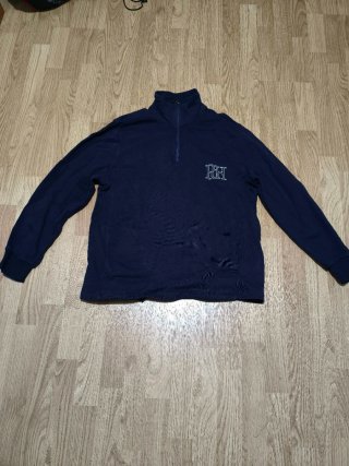 Sudadera pedro del hierro media cremallera azul