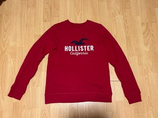 Sudadera Hollister Roja Talla S