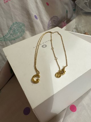 Collar Apodemia Inicial G Oro