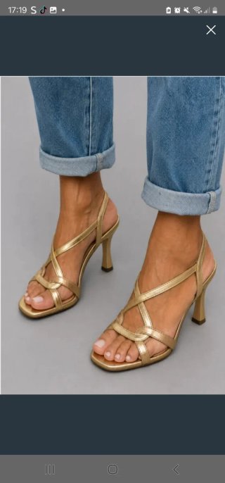 Sandalias Doradas Talla 37