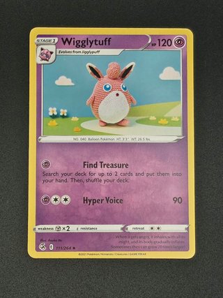 Carta Pokémon Wigglytuff #111 Fusion Strike