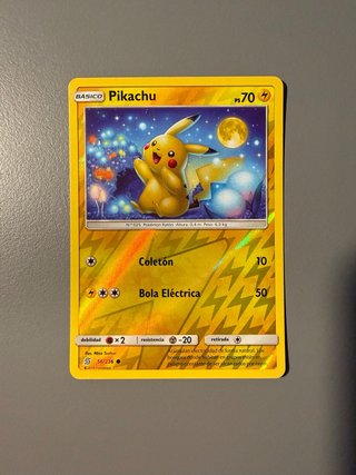 Carta Pokémon Pikachu Holo rivers