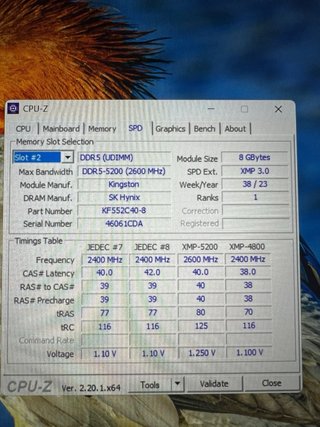 8GB RAM DDR5 Kingston FURY Beast