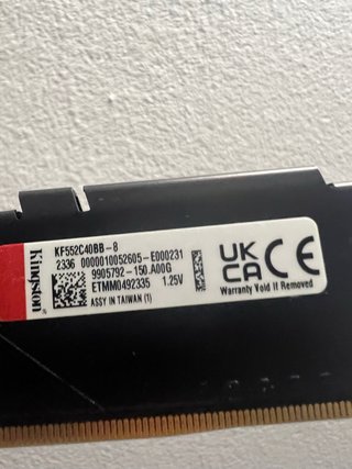 8GB RAM DDR5 Kingston FURY Beast