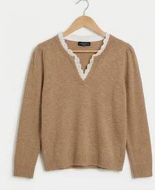 Jersey Lloyds Mujer Talla L Cuello Encaje