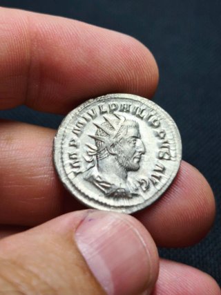 Moneda Romana Emperador Filipo I el Árabe
