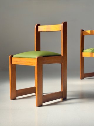 Silla pino Jordi Casablancas 1970 vintage