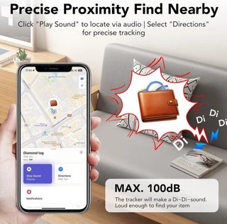 SIN ABRIR Pack 4 Localizador Objetos Air Tracker