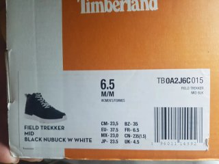 Zapatillas Timberland Negras NUEVAS N°37,5 Mujer