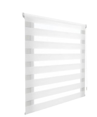 Estor día y noche blanco 120 cm