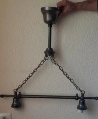 Lámpara colgante de metal