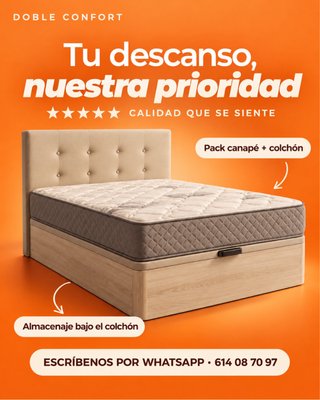 Pack Canapé y Colchón