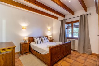 Cama de Madera Maciza Rústica + Colchón 150
