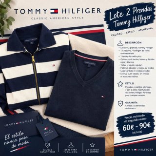 Lote 2 prendas Tommy Hilfiger Talla L