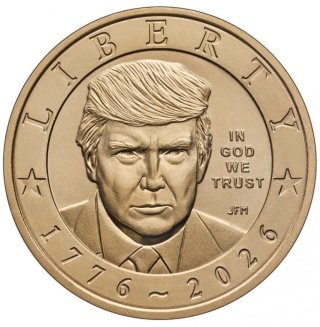Moneda Dólar Liberty Trump 1776-2026
