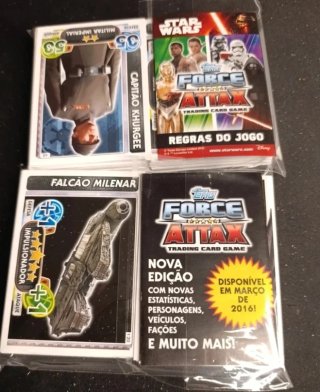 160 Cromos Star Wars Force Attax Portugal