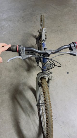 Bicicleta para reparar